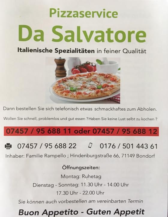 Pizza Service da Salvatore